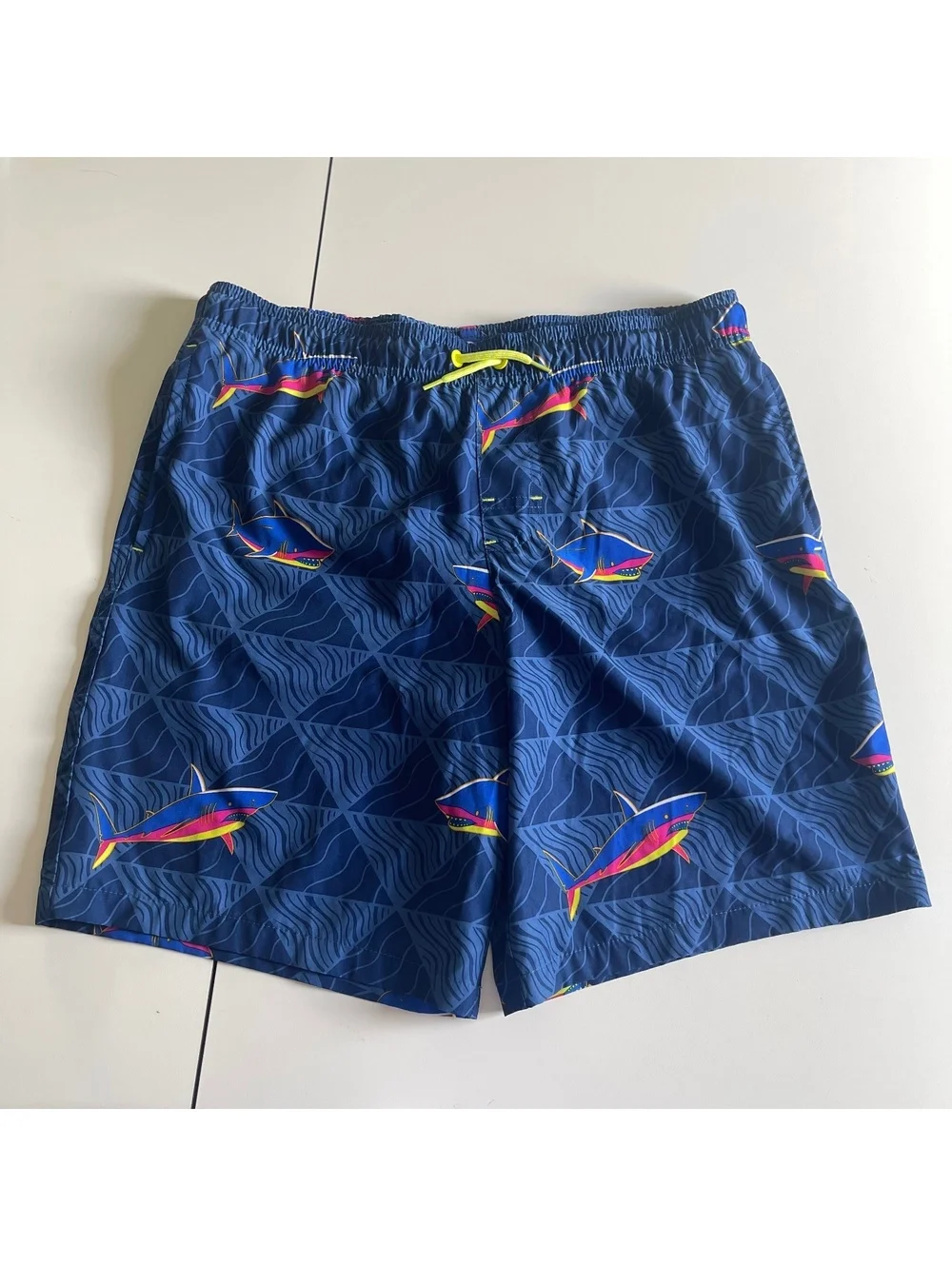 Wonder Nation Boy's Size Large 10/12 Husky Swim Shorts